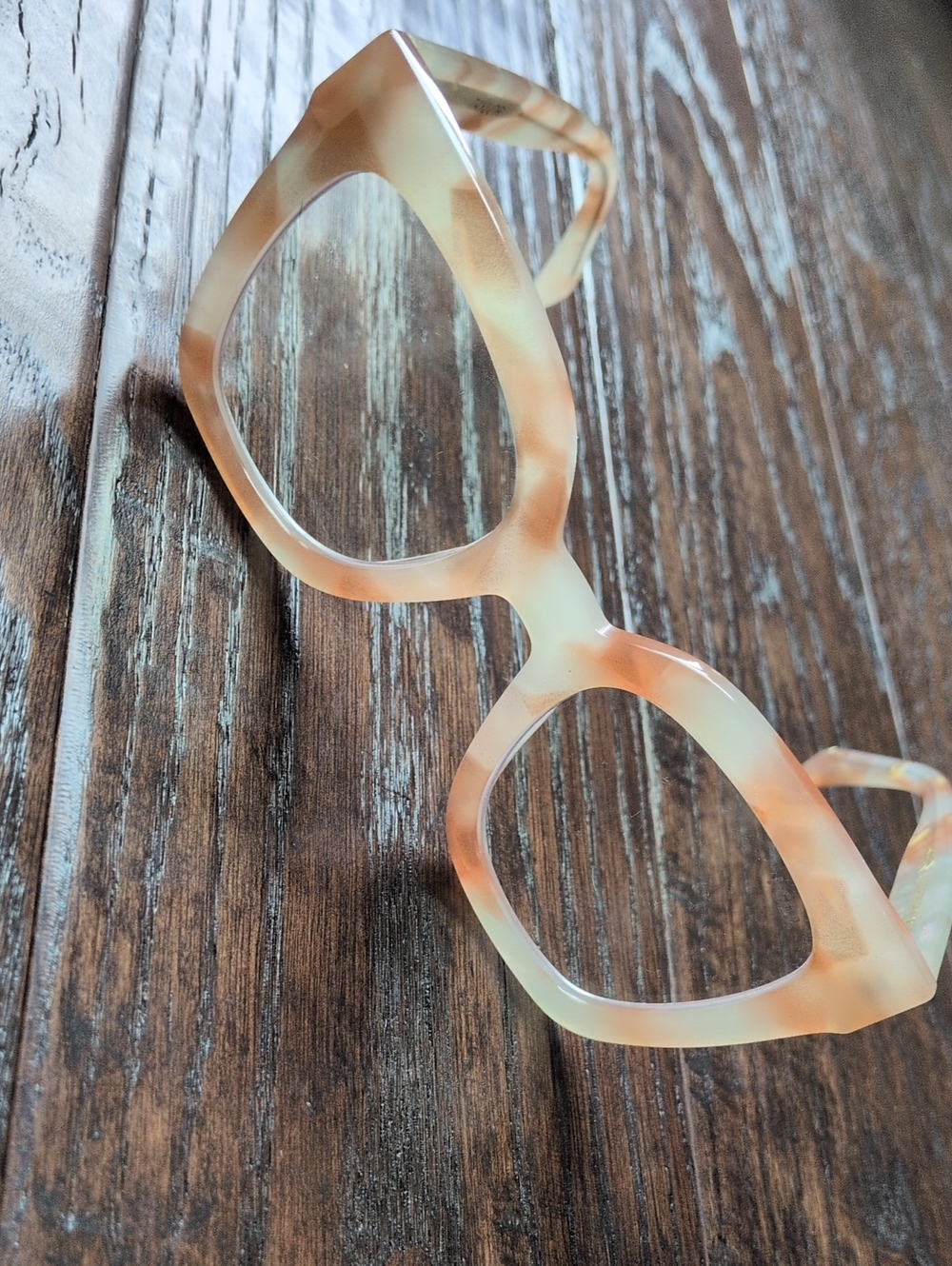 ANTHRO I Peach Tortoiseshell Cat-eye Frame TAYLOR Reader Glasses by I-SEA - Picture 2 of 15